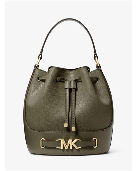 michael kors bucket bag green|michael kors bucket bag sale.